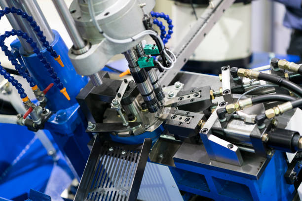 istock CNC machining center cutting mold 966825920