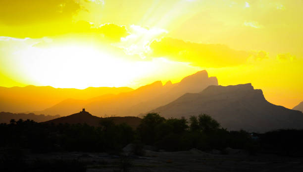 istock Multi-colored Sunset in Nizwa, Oman 2 966827842