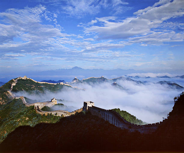 Great Wall at Jinshanling stock photo