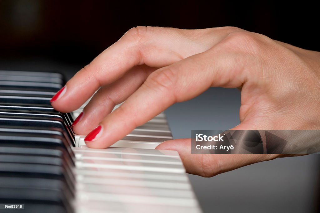 Pianista (un lato - Foto stock royalty-free di Avorio