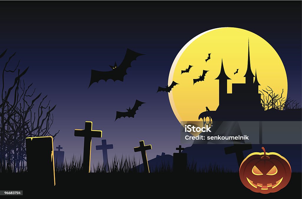 Halloween - Grafika wektorowa royalty-free (Bez ludzi)
