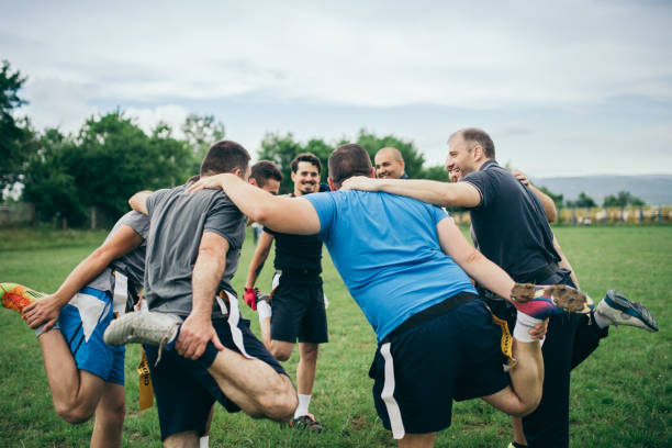 istock Amateurs playing american football 966840066