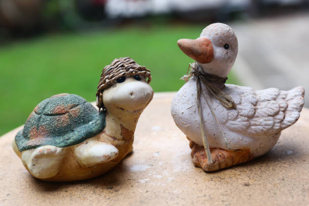 istock Duck and Turtle Garden Decoration 966841974