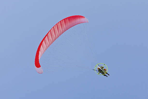 Paraglider stock photo