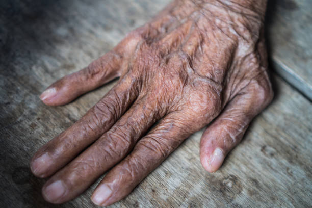istock Hands of an elderly woman 966865040
