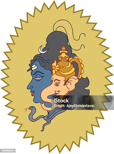 Ilustración de Ganesha Con Shiva y más Vectores Libres de Derechos de Abstracto - Abstracto, Color - Tipo de imagen, Creatividad