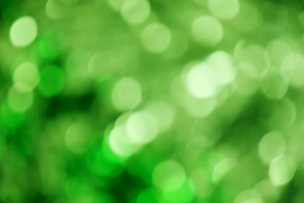 istock green color abstract background with blurred defocus bokeh light for template 966868884