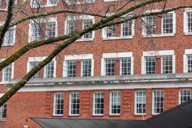 istock Typical Victorian style terraced townhouses in London 966870306