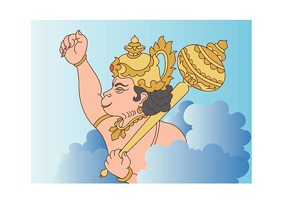 Hanuman Stock Illustration - Download Image Now - Hanuman, God, Goddess -  iStock