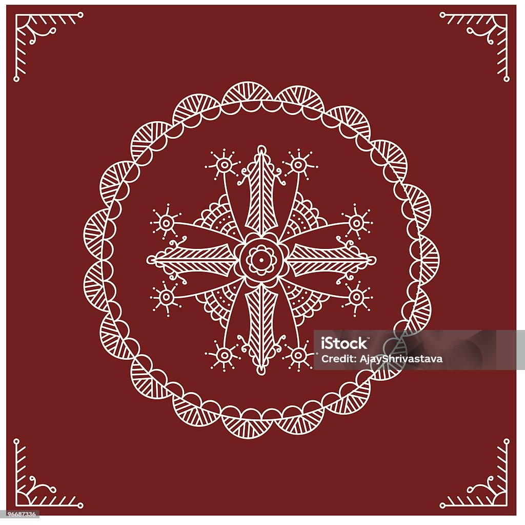 Folk tribal Design  Abstract stock vector