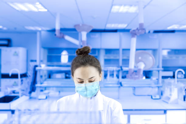 istock Female scientist working in laboratory 966879762