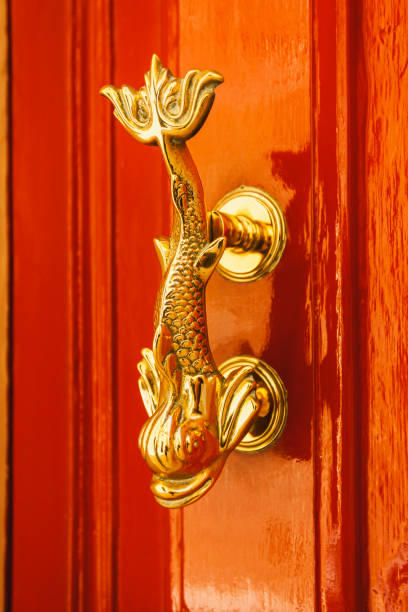 Iron door knocker in Mdina Old City, Malta