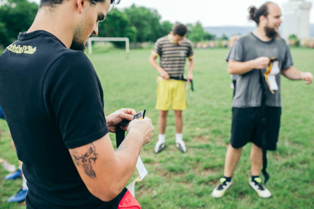 istock Amateurs playing american football 966885302
