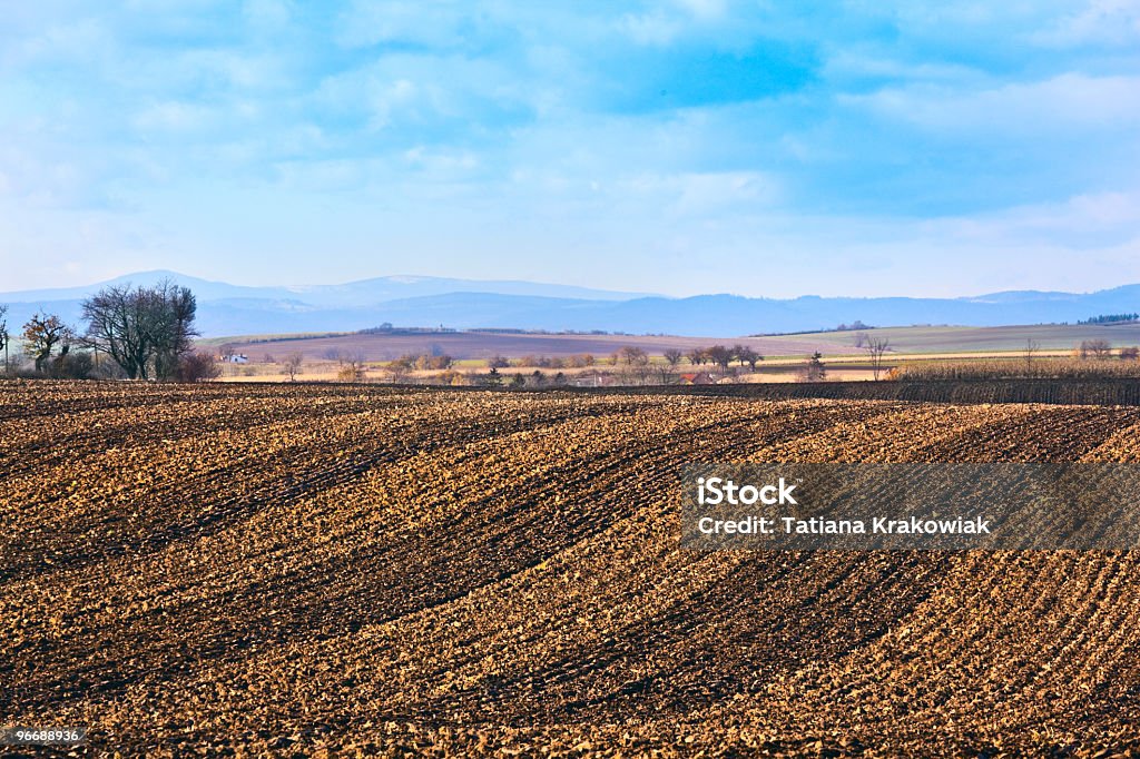 Campo lavrado - Royalty-free Agricultura Foto de stock