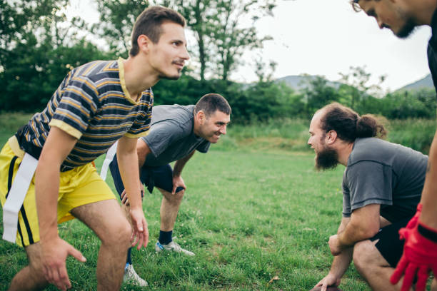 istock Amateurs playing american football 966892972
