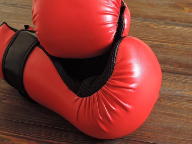 istock Taekwondo sparring gloves 966893724