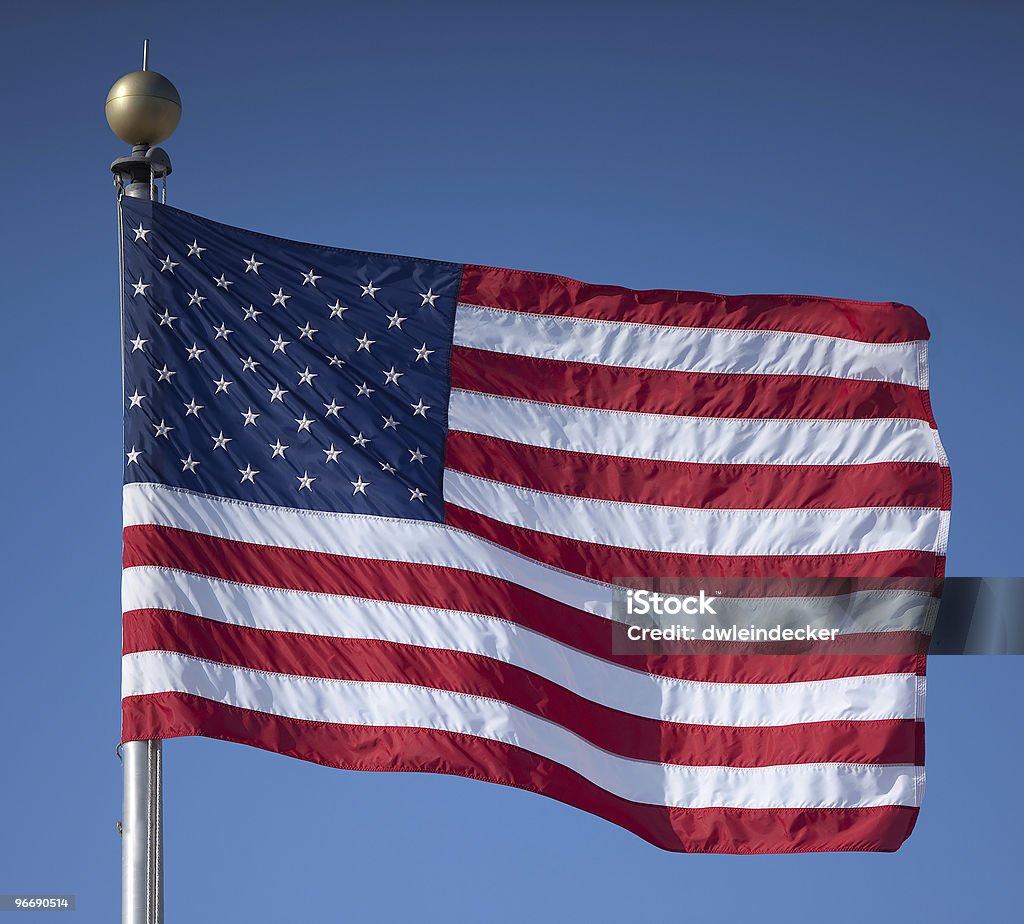 Bandeira dos Estados Unidos - Royalty-free Azul Foto de stock
