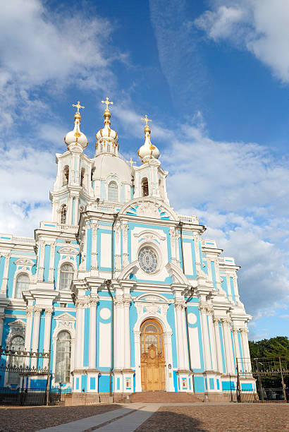istock Smolny cathedral in Saint-Petersburg 96690603