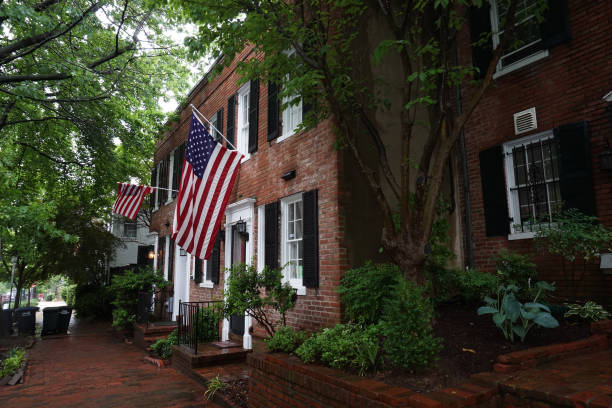 istock georgetown dc washington houses under the rain 966906940