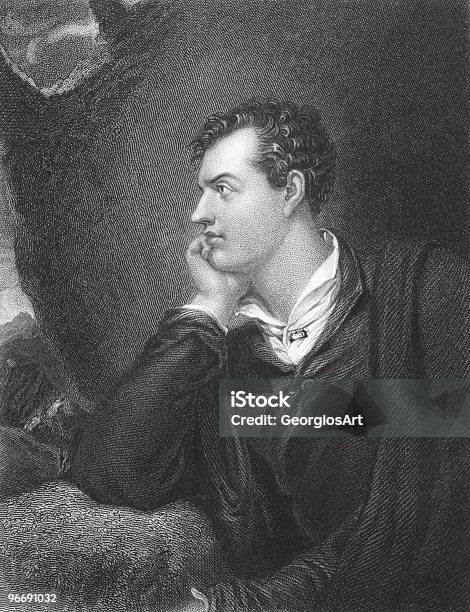 Lord Byron Stock Illustration - Download Image Now - Adult, Adults Only, Artist