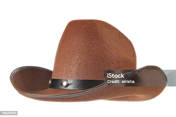 Chapéu De Cowboy - Fotografias de stock e mais imagens de Chapéu de Cowboy - Chapéu de Cowboy, Fundo Branco, Figura para recortar