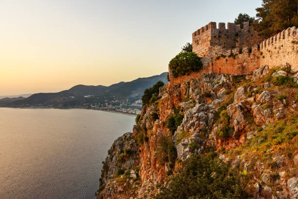 istock Alanya Castle on sunset. Turkey 966915114