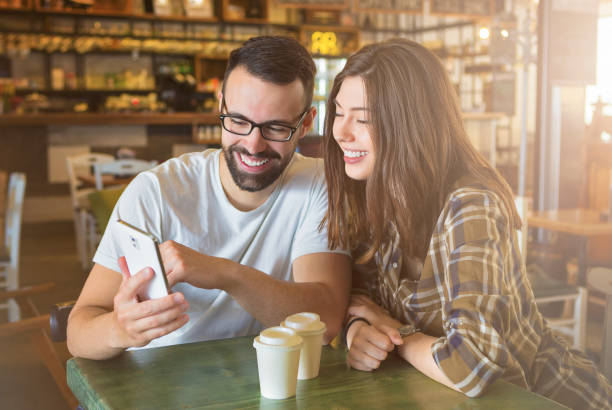 istock Couple Enjoying coffee break 966915486