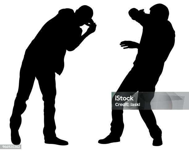Scaed Scared Stock Illustration - Download Image Now - Adult, Cut Out, Fear ...
