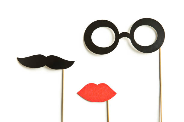 istock Fake lips, glasses and mustaches 966927156
