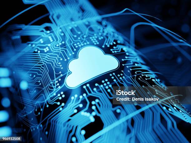 Cloud Computing - Fotografie stock e altre immagini di Cloud computing - Cloud computing, Tecnologia, Offrire un servizio
