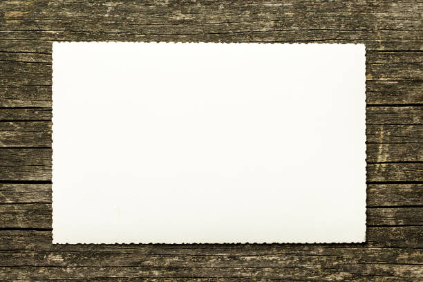 istock Vintage greeting card on old wooden background. 966932918