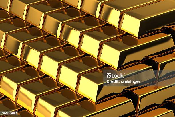Gold Bars Stock Photo - Download Image Now - Backgrounds, Color Image, Currency