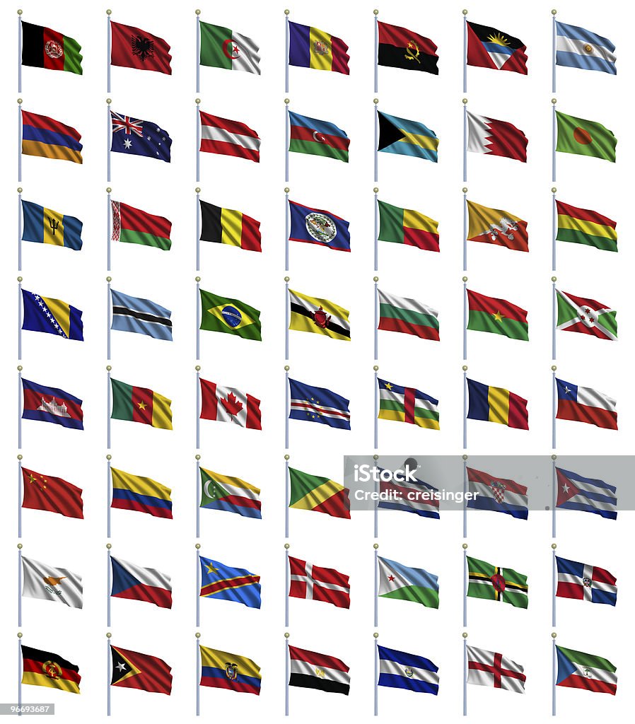 Welt-Flaggen - Lizenzfrei Argentinien Stock-Foto