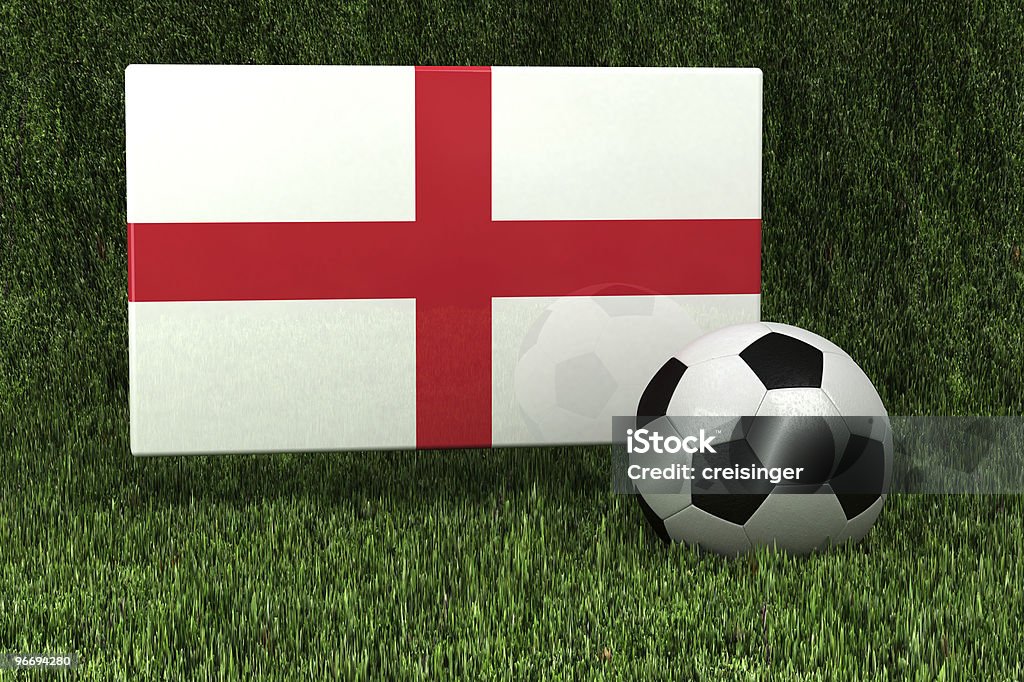 Futebol de Inglaterra - Royalty-free Bandeira Foto de stock