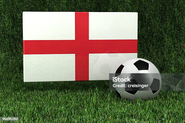 Futebol De Inglaterra - Fotografias de stock e mais imagens de Bandeira - Bandeira, Bandeira Inglesa, Bandeira Nacional