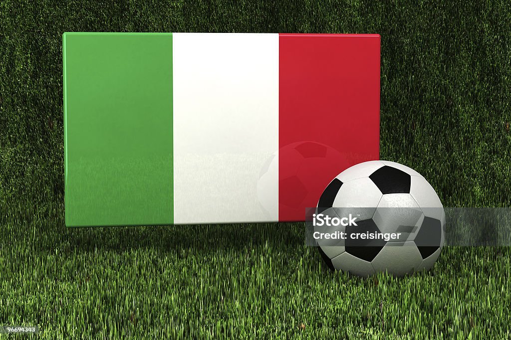 Fútbol de italia - Foto de stock de Bandera libre de derechos