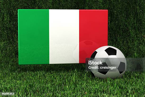 Fútbol De Italia Foto de stock y más banco de imágenes de Bandera - Bandera, Bandera Italiana, Bandera nacional
