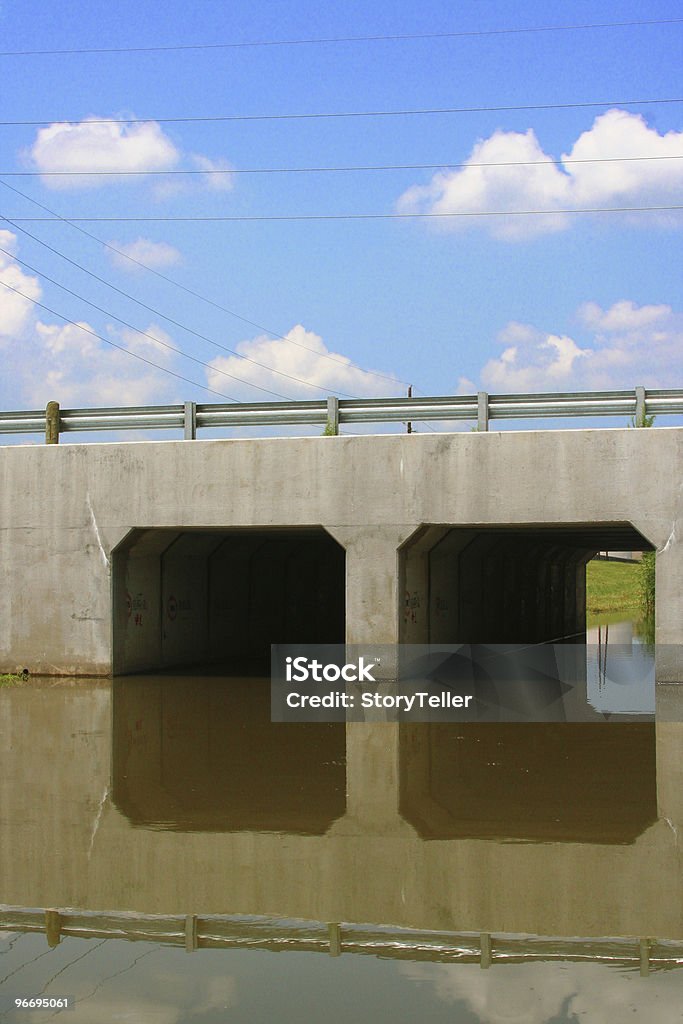 Flood control drainage ditch  Adult Stock Photo