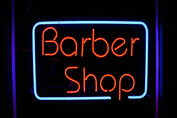 istock Barber Shop neon sign 96695294
