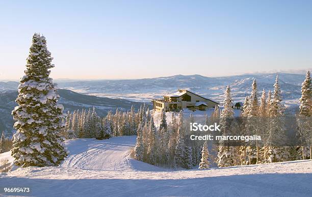 Горнолыжный Курорт Steamboat Ski Resort Штат Колорадо — стоковые фотографии и другие картинки Без людей