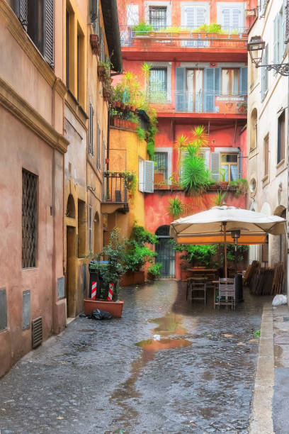 istock Cozy street in Rome, Italy 966955914