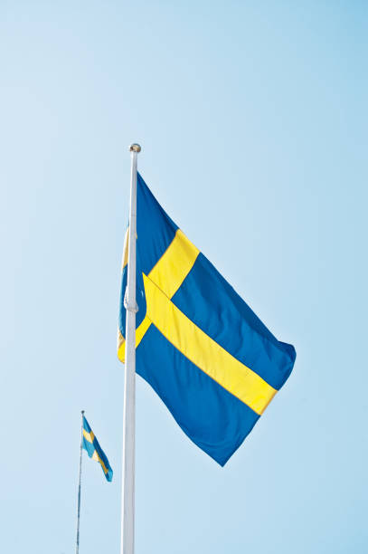 istock National Flag Of Sweden (Yellow or Gold Nordic Cross On A Field Of Blue) 966958678