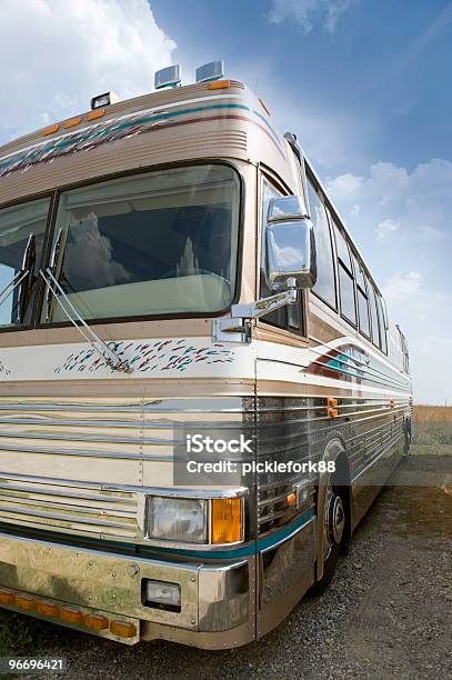 Rv Chrome From The Nose Stock Photo - Download Image Now - Motor Home, Luxury, Bumper