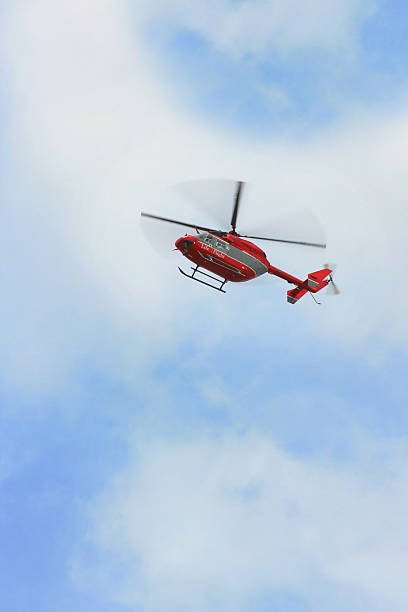 istock Red Life Flight Air Ambulance Helicopter 96696872