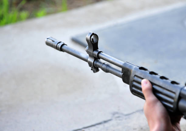 istock The barrel of a gun 966972388
