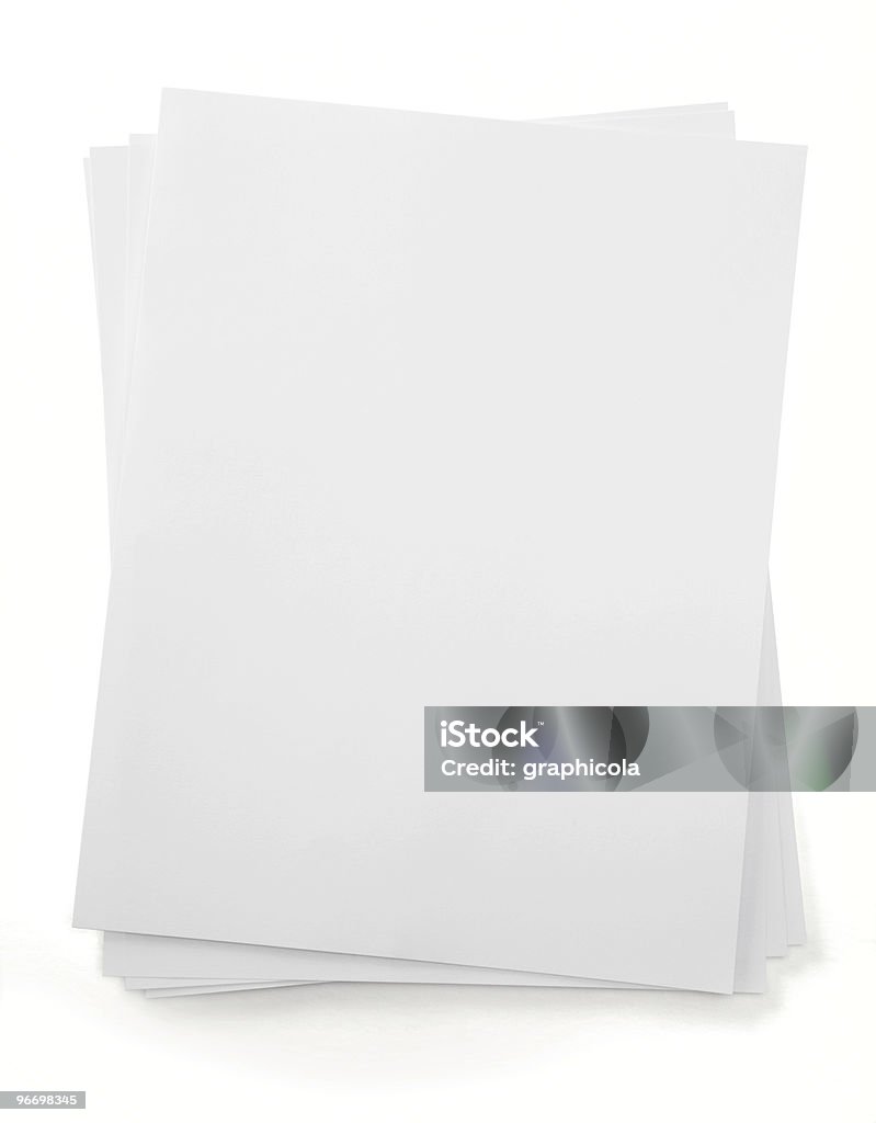 Papel en blanco - Foto de stock de Ausencia libre de derechos