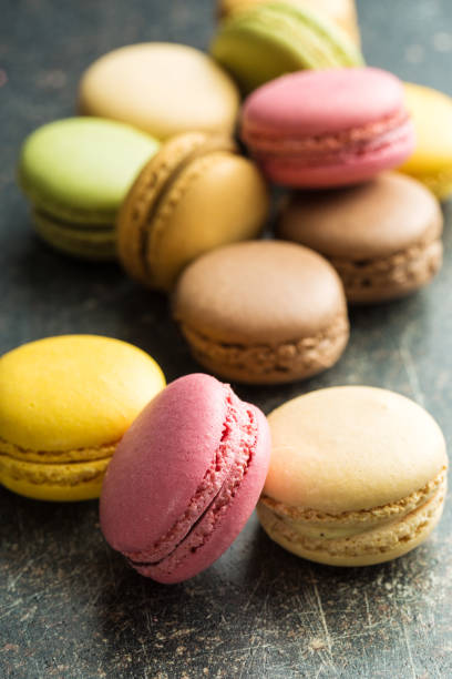 istock Tasty sweet macarons. 966988222