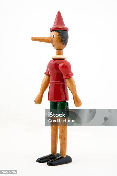 Bugiardo - Fotografie stock e altre immagini di Pinocchio - Pinocchio, Statuetta, Bambola - Giocattolo