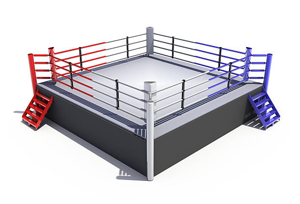 ボクシングリング - boxing boxing ring rope three dimensional shape ストックフォトと画像