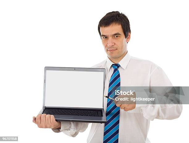 Market Analyst Mit Laptopbildschirm Stockfoto und mehr Bilder von Computer - Computer, Computerbildschirm, Drahtlose Technologie